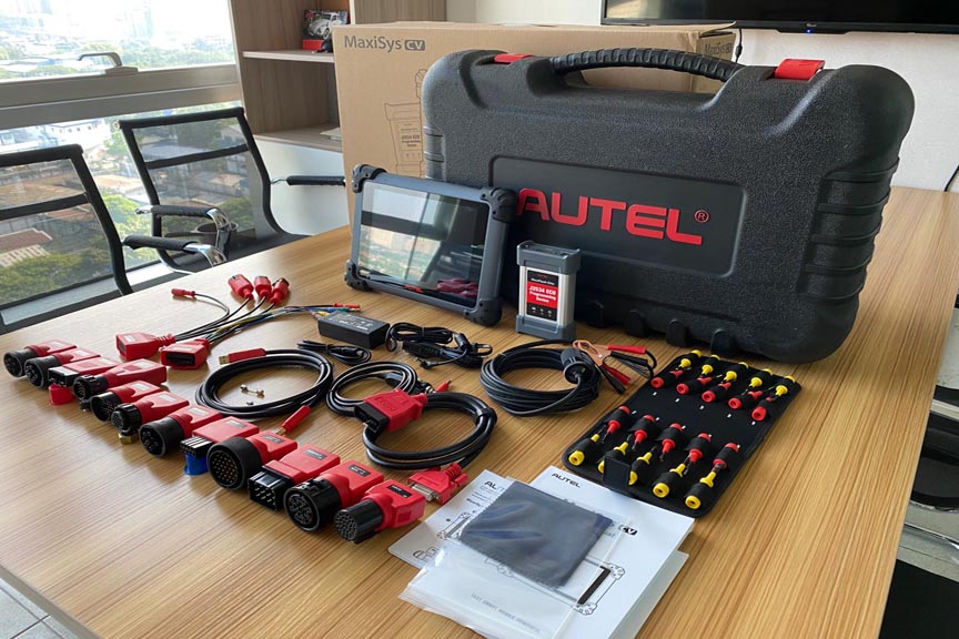 Autel Maxisys MS908CV Commercial Truck Diagnostic Scanner Twincell