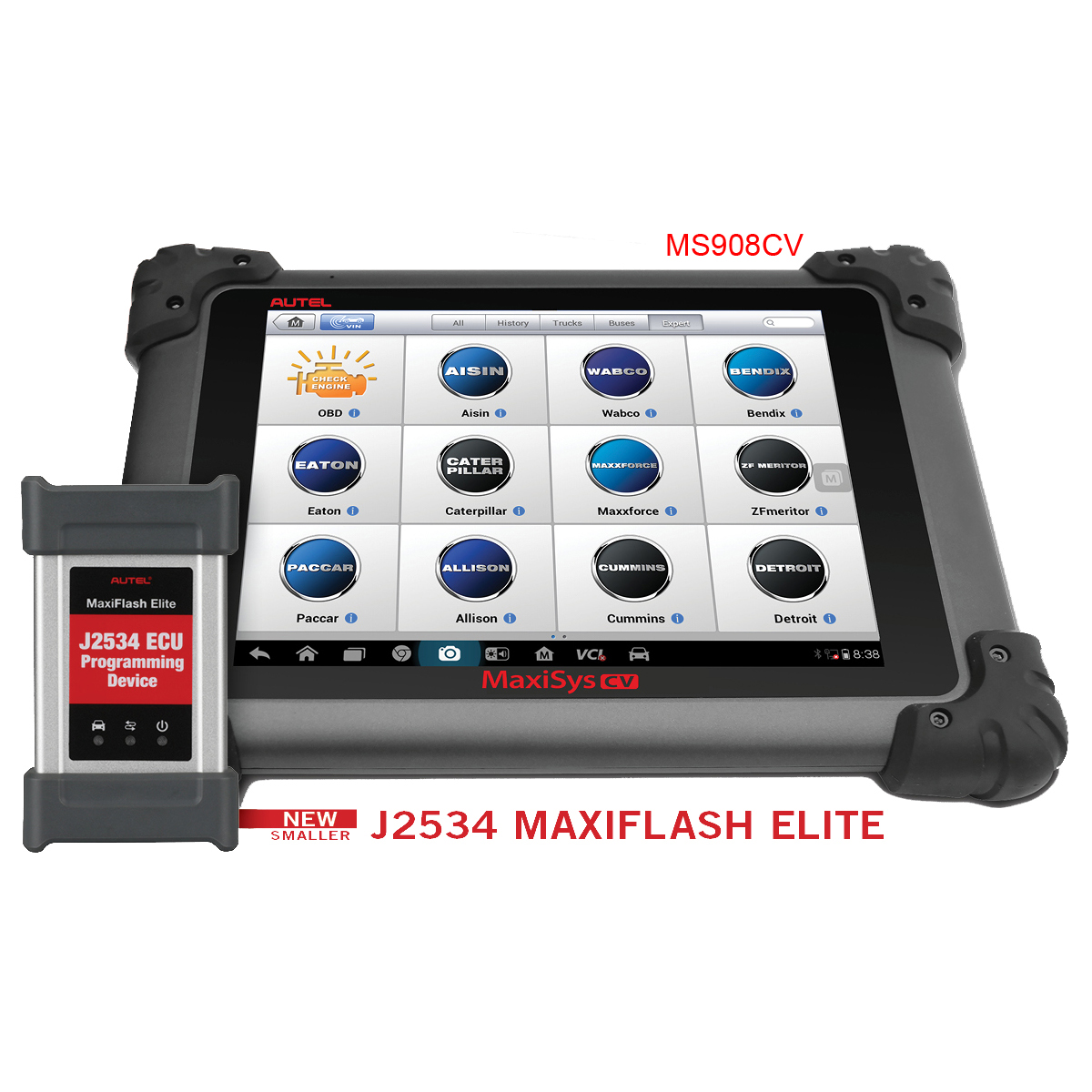 Autel Maxisys MS908CV Commercial Truck Diagnostic Scanner Twincell